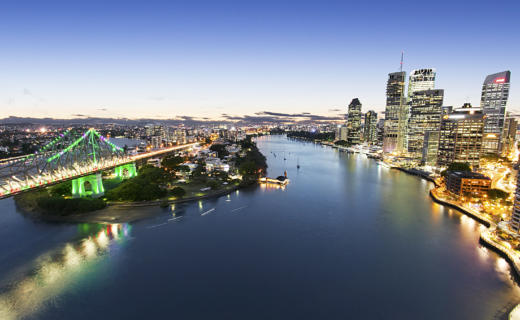 Brisbane Boundary 1 Bed corporate apartment view