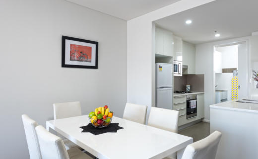 NorthSydney Miller 1 bed corporate apartment dining