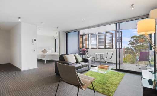 Corporate Apartment Surry Hills open plan