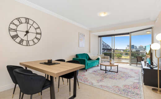 Astra Apartments Brisbane Admiralty Quays Open plan