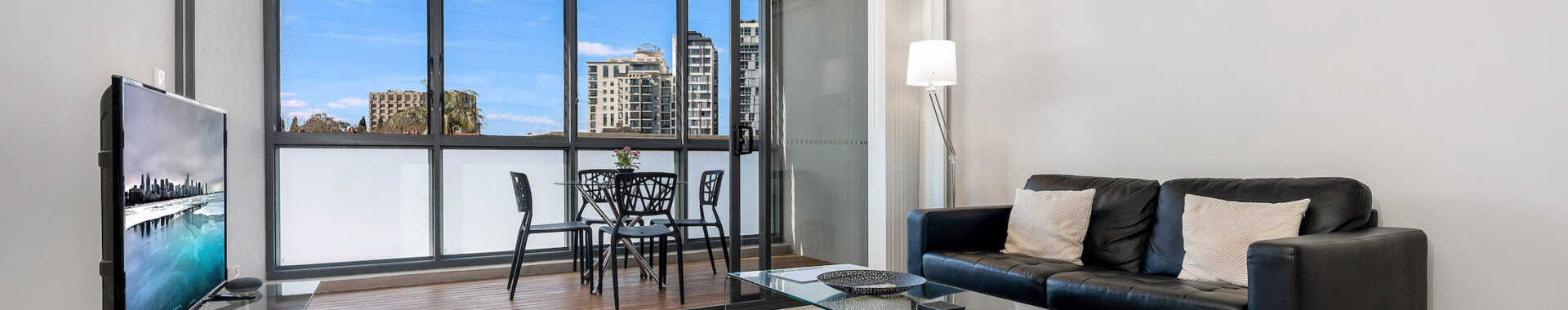 Astra Apartments North Sydney - corporate apartment lounge