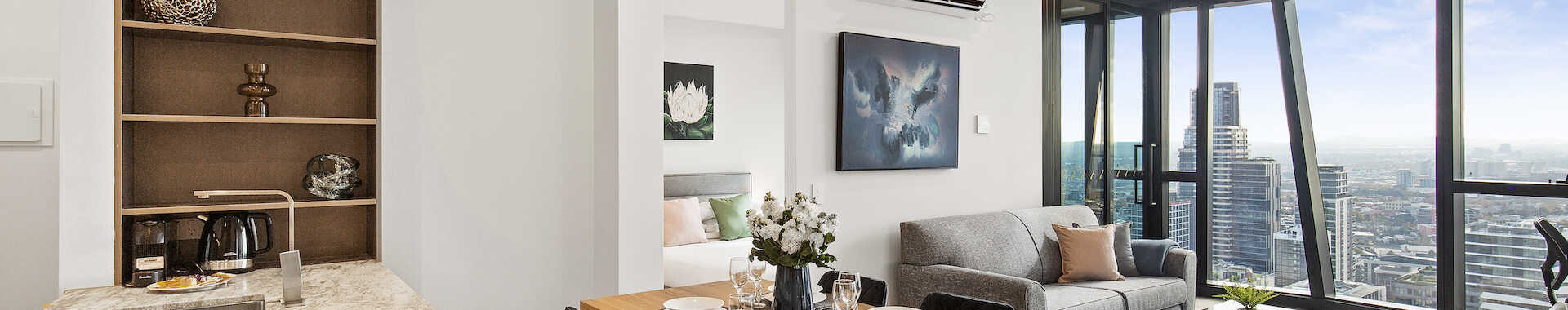 Extended stay Corporate housing Melbourne CBD - Astra Apartments. 2 bedroom apartment accommodation Melbourne