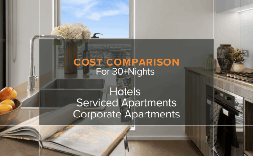 Cost comparison hotels vs serviced apartments