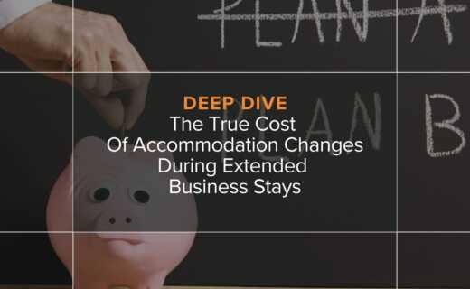 The true cost of accommodation changes during extended business stays