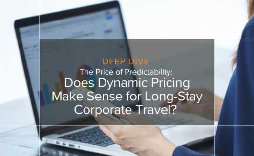 Does dynamic pricing make sense to long stay corporate travel?